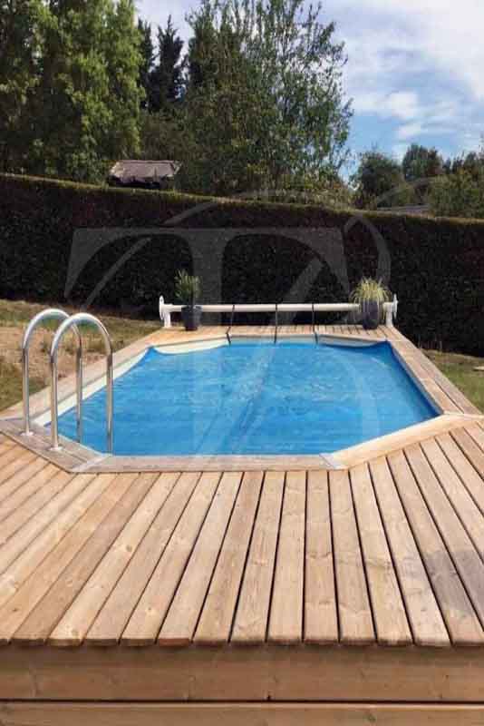 Aménagement extérieur construction d'une piscine